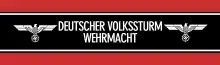 3. Brassard  Deutscher Volkssturm / Wehrmacht.