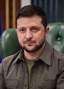 Ukraine Volodymyr Zelensky, président