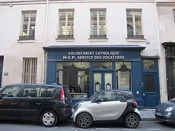 No 124, volontariat catholique pour les Missions étrangères de Paris.