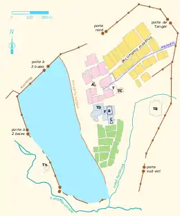 Plan général du site antique