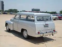 Rear view of Carbrasa-assembled Volvo PV445.
