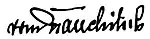 Signature de Walther von Brauchitsch