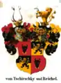 1847 Blason famille von Tschirschky et Reichel par Leonhard Dorst