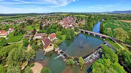 L'Ognon à Voray-sur-l'Ognon.