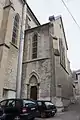 L'extrémité sud-est du transept.