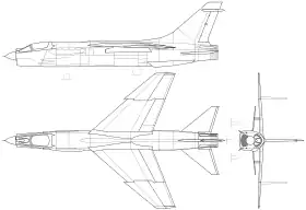 vue en plan de l’avion