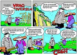 Bande dessinée Vrag Iversen.