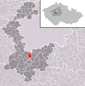 Localisation de Vrané nad Vltavou