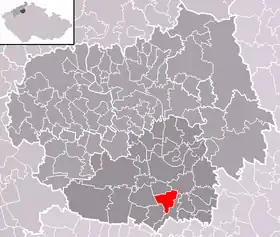 Localisation de Vražkov