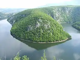 Le canyon du Vrbas au pied de la Čemernica