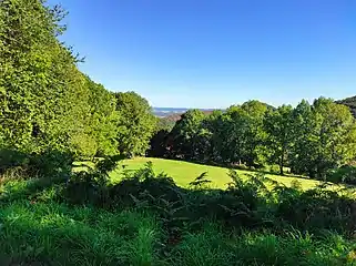 Vue vers la vallée de la Garonne.