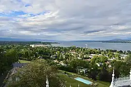 Vue sur l'Est depuis la tour.