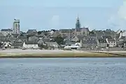 Vue de l'île depuis l'est.