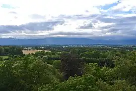 Vue sur le Nord depuis la tour.