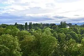 Vue sur l'Ouest depuis la tour.