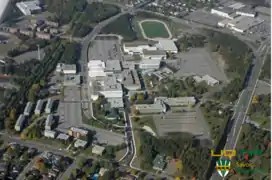 Vue aérienne campus UQTR.