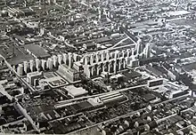 Vue aérienne des gratte-ciel en 1936