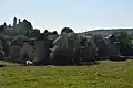 Château de Saint-Martin-Belle-Roche, monument historique depuis 1987.