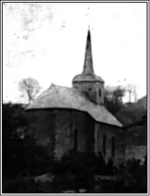 Vue arrière de l'église de Martincourt-sur-Meuse