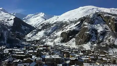 Le centre de Valloire.