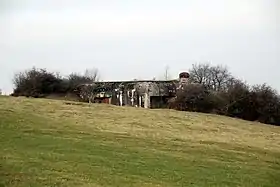 Vue d'ensemble de la casemate du Seelberg Est.