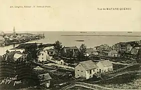 Carte postale de Matane.