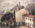 Vue de Saint-Paul-de-Vence, 1934, huile sur toile, 54 × 65 cm, musée Villa La Fleur, Pologne.