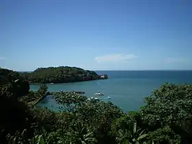 Vue de l'île du Diable.