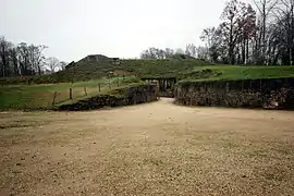 Vue de l'entrée du fort.