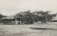 Résidence du poste de Krébedjé–Fort Sibut sur la Touce (photo J. Audema)