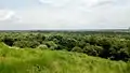 Vue de la nature depuis le haut du mont Tobé