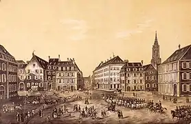 La place d'Austerlitz (Daniel Baltzer, 1850)