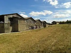 Vue des thermes depuis le Nord-Ouest.