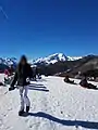 Panorama de la piste de luge.