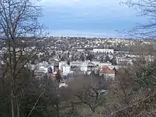 Vue de Bourgoin depuis le plateau sud