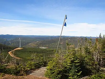 Vue depuis le sommet du mont Raoul-Blanchard.