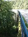 Viaduc de Chavalamard sur le trajet de la Galoche à Rosières