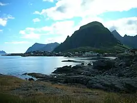 Vue du village de Å sur Moskenesøya.