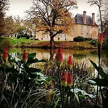 Vue façade nord du Château du Bois Glaume.