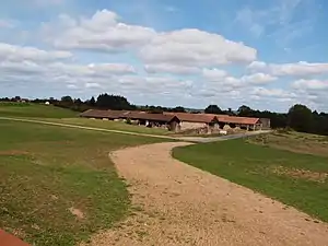 Vue générale des thermes depuis le Sud-Est.