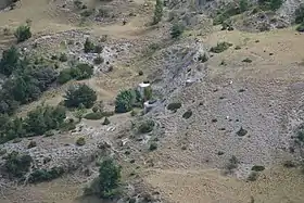 Vue générale de l'abri de Fontvive Nord-Ouest.