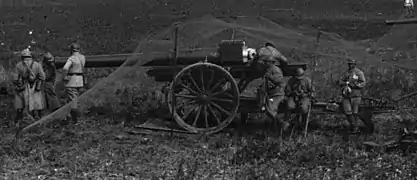 Canon de 155 L modèle 1918 Schneider (Armée française, 1931).