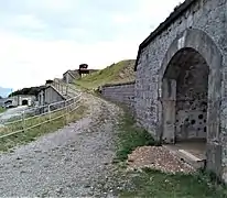 Vue intérieure du fort