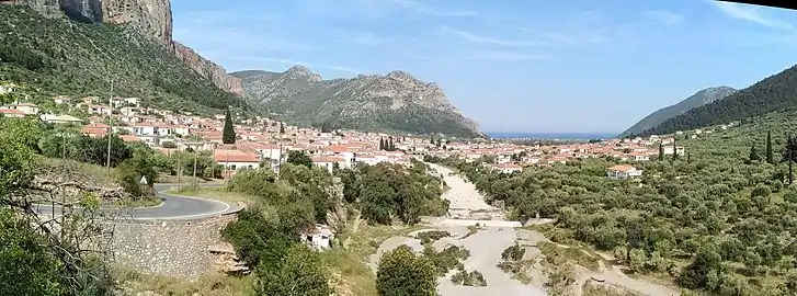 Vue panoramique de la ville.