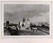 Le chemin de fer de Saint-Étienne à Andrézieux vers 1836.