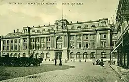 L'ancien hôtel des Postes et Télégraphes de Bruxelles, en 1900.