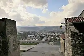 Vue sur l'Ardèche des hauts Livron.