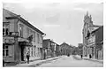 La rue du Petit-Tartu avec la grande synagogue