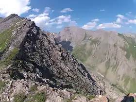 Vue sur le Grand Bérard en arrière-plan.