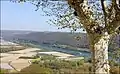 Vue sur le Rhône depuis le belvédère de Semons.